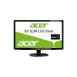 Acer S232HLCBID 58.5 cm (23 inches) Slim LED Monitor (VGA, DVI, HDMI, 2ms response time) black (Personal Computers)