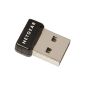 Netgear WNA1000M-100PES Wi-Fi USB adapter, Micro N150 (Accessory)