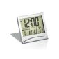 Smallwise Trading Foldable Clock Mini LCD Calendar Temperature display Snooze Alarm (Electronics)