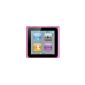 Apple iPod nano MP3 players 16GB (6th Generation, Multi-Touch display) pink (electronics)