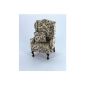 Chippendale wing chair for the doll house, kit (Toys)