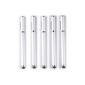 tinxi® 5x universal stylus pen touch pen stylus with integrated ball-point pen for all devices with capacitive touch screen mobile phone PDA tablet PC like Apple iPhone 5s 6 5 4 4S Samsung Galaxy S2 S3 S4 S5 S3 mini i8190 S4 mini S5830 S5360 S5830i Galaxy Note 3 Alcatel One Touch Pop C7 Sony Xperia Nokia Lumia 630 LG Google Nexus HTC Huawei / iPad Air iPad mini 2 Samsung Galaxy Tab 2 Tab 3 4 lite 7.0 Tab 3 10.1 P5200 Acer Iconia A510 A511 A700 Asus B1 Odys Sony Lenovo and many others .. (Electronics)