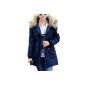 DJT women's winter coat hooded jacket Women Parka Long Winter Jacket Women coat 2 colors (Textiles)