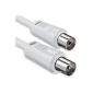 1aTTack AK 2000 Coaxial connection cable 20m white (accessory)
