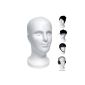 FP Styrofoam head SAM - about 33 cm white - top brand quality (Personal Care)