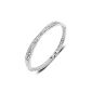 7Ounces - 'Love begins in winter' - bracelet Women / Girls - Swarovski Elements crystal clear - 5.8cm * 4.8cm (Jewelry)