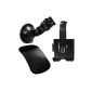 mumbi Car Holder Sony Xperia S Car Mount - Vibration-free / 90 ° cross operation possible + mumbi Antirutschmatte (Wireless Phone Accessory)