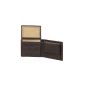Sakkas Men / Adolescents Two Folds Wallet Genuine Leather Hidden pockets with 2, 2 windows for identity papers and 4 Funds Credit Cards (multiple colors) - New!  (Luggage)