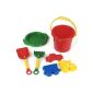 Klein - 2146 - Games Outdoor - Set with Sand Bucket, 7 Rooms (Toy)