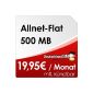 DeutschlandSIM Flat S [SIM and Micro-SIM] monthly cancellable (500MB data-Flat, telephony Flat, 9ct per SMS, 19,95 Euro / month) Vodafone network (optional)