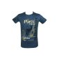 Memories of France - Man T-Shirt 'Areas of Paris' - Blue (Clothing)