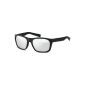 AREA17® Fashion Sunglasses 085 - Frame color matt black with silver mirrored lenses (Textiles)
