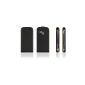 AVANTO Flip Smooth Magnetic Case for Samsung Galaxy S3 Mini I8190 Black (Electronics)