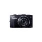 Canon PowerShot SX280 HS Digital compact camera 12.1 Megapixel 20x Optical Zoom Black (Electronics)
