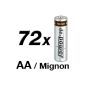 de.power LR06 AA Alkaline 72 pieces brands batteries (AA batteries) (Electronics)