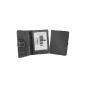 Cover-Up - Cover for eReader Kobo Glo (leather, with rest optional) Black (Accessory)