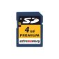 EXTREMEMORY SD Card 4096MB 133x / 30x Premium (Accessories)