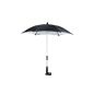 Safety 1st 17119600 - Universal umbrella with UV protection 40+, diameter 70 cm, black (Baby Product)