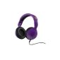 Skullcandy Hesh Headphones with Micro-Micro / Remote Control Purple (Electronics)