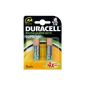 Duracell Supreme rechargeable NiMH batteries (Mignon (AA), HR6, 1.2V) 2 pieces (Personal Care)