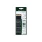 Set pencil graphite + watercolor brush, (Office supplies & stationery)
