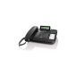 Gigaset DA810A corded telephone with voice mail, display, black (Electronics)