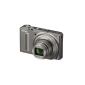 Nikon Coolpix S9100 Digital Camera (12MP, 18x opt. Zoom, 7.5 cm (3 inch) screen, full HD video, image stabilized) graphite silver (Electronics)