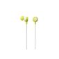 Elecom Sports Canal In-Ear Headphones (3.5mm jack) green (Personal Computers)