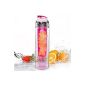 Bottle for fruit punches, 800 ml, Tritan, different colors available, BPA-free (household goods)