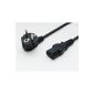 Power cord Power cord for computers, televisions, monitors, printers (power cable) (Electronics)
