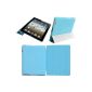 Swees® Ultra Thin Magnetic Smart Case Cover + Back Cover COVER For iPad 4 3 2 + FILM and PEN - Blue (Electronics)