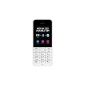 Nokia 220 Mobile Phone Dual Sim Unlocked 2.4 inch White (Electronics)