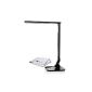 TaoTronics 14W LED desk lamp table lamp dimmable 4 modes with built-in USB port for charging smartphones black