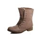 topschuhe24 430 Ladies Boots Boots Lined (Textiles)