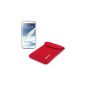 SHOCKSOCK Neoprenhülle Case Cover Protector for Samsung Galaxy Note 2 in red (Electronics)