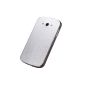 [Bamboo] Ultra Thin Aluminium Metal Bumper All Inclusive Smart Cover Case Cover Case For Samsung i9082 Galaxy Grand Neo / i9082i / i9082C / i9118 / i9128E (White) / i9128i / i9168i i9060 (Not Fit i9128 / i9128V / i879 / i879E) Silver (Wireless Phone Accessory)