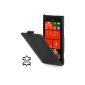 Goodstyle exclusive leather case Ultraslim Case for HTC Windows Phone 8X (Black) (Electronics)