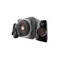 Trust Tytan 2.1 Speaker System with Subwoofer Black / Red (Electronics)