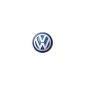 VW Volkawagen Blue Key Badge Logo 14mm / VW key lettering logo emblem Bleu diameter 14mm