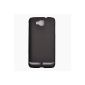 Voguecase® Hybrid Case Hard Case Cover for Samsung Ativ S I8750 (Hard Back) (Black) + Free Universal stylus (electronic)