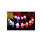 Lot 12 battery candles, flameless LED that changes color