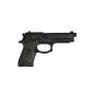 Rubber Gun / Pistol exercise / training pistol faithfully, black (Misc.)