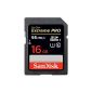 SanDisk Extreme Pro SDHC 16GB Class 10 memory card (up to 95MB / s read) (Amazon Frustration-Free Packaging) (Accessories)