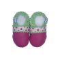 Leather slippers - Baby Shoes - Jinwood - DOTS FUCHSIA - Baby - Children - Shoes - Leather (Textiles)