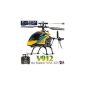 s-idee® 01141 | V912 4.5 Channel 2.4Ghz Heli RC Helicopter Remote Control Helicopter / helicopter / helicopter with LCD display and GYROSCOPE technology + 2.4GHZ technology !!!  Brand new for inside and outside with built-in Gyro and 2.4 GHz control!  READY TO FLY!  (Toys)