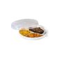 Xavax Microwave Plate Set (3 dishes with 3 compartments + 3 cover) white (household goods)