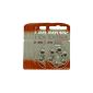 60 hearing aid batteries Rayovac 312 Extra advanced / hearing aid battery PR41 / hearing aid batteries / 312AE, A312, DA312, P312, PR312H (Health and Beauty)