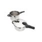 Tefal P25243 Secure 5 pressure cooker set, 4 L and 6 L (household goods)