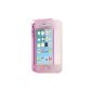 kwmobile® Practical and robust Full Body Protective TPU silicone transparent ultra-thin for the Apple iPhone 4 / 4S Rose (Electronics)