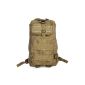 Andoer bag back military / tactical / hiking with Molle attachment system 30 the skin Brown (Miscellaneous)